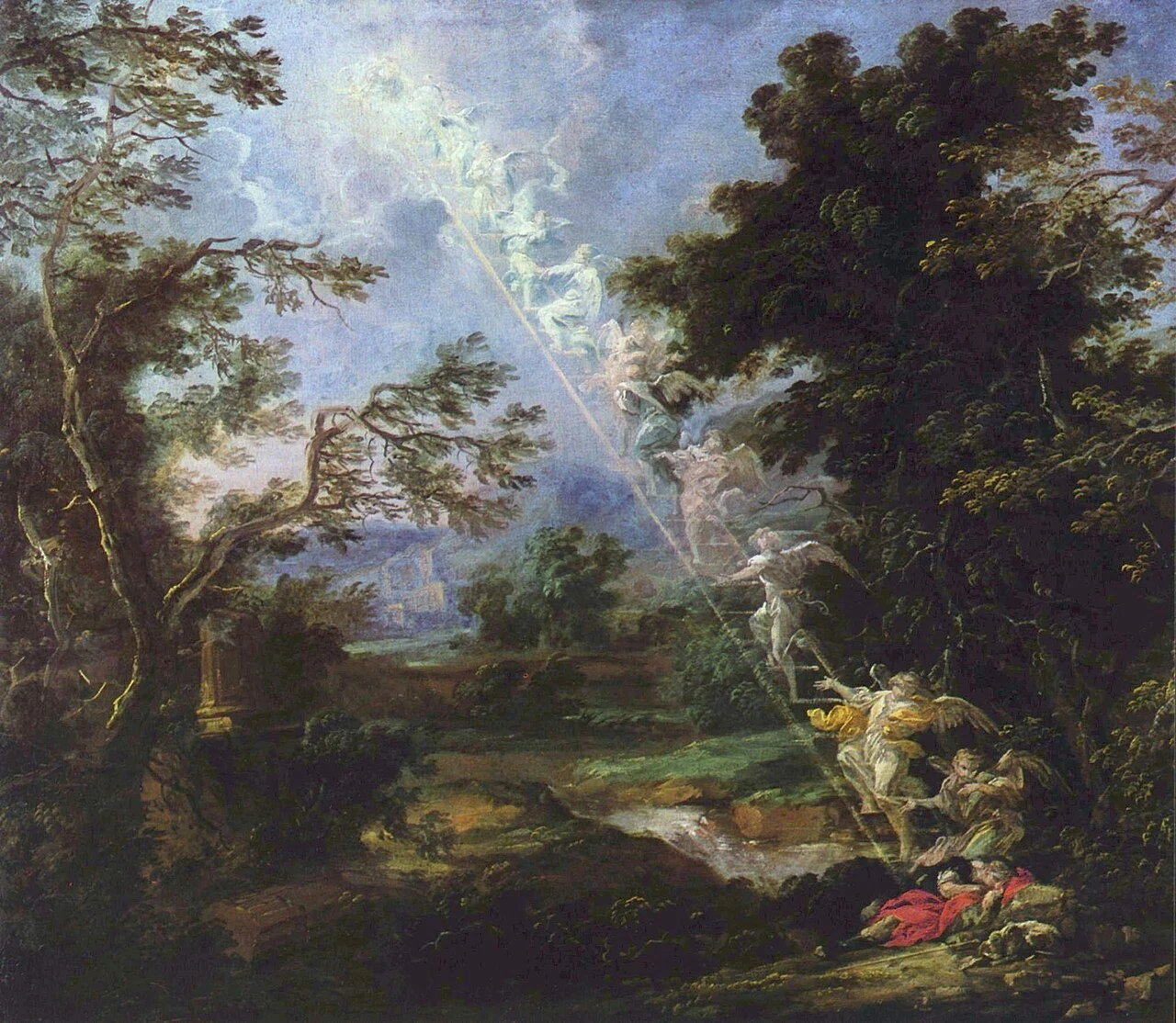 1630-Michael Willmann - Il paesaggio nel sogno di Giacobbe